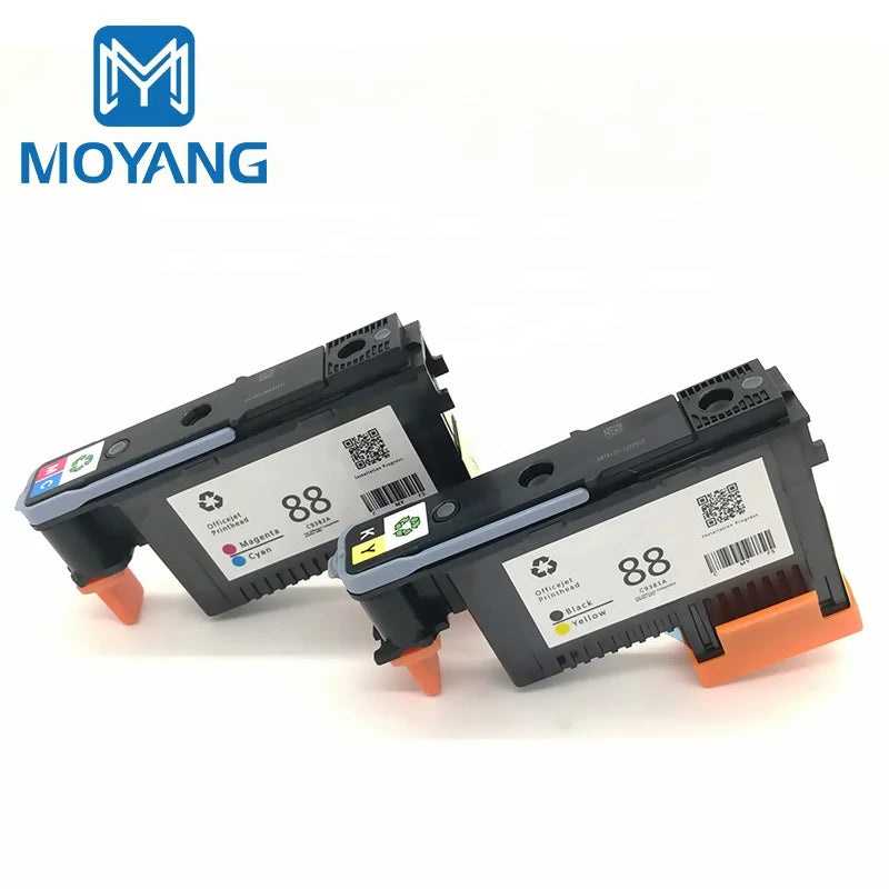 MoYang Print Head Compatible for HP 88 Printhead C9381A C9382A for HP PRO K550 K8600 K8500 K5300 K5400 L7380 L7580 L7590 Printer