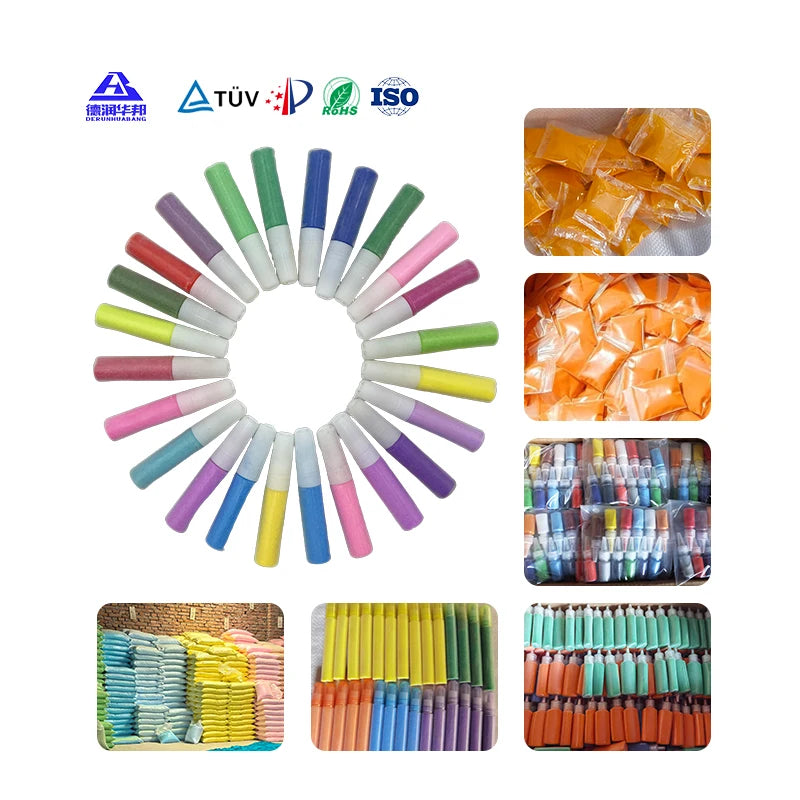 80-120 Mesh Decorative Fine Colored Epoxy Sand for Rangoli Art Floor Paint Decoration OEM Tile Painting Smooth Sand Tile