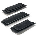 Wholesale Unbreakable Restaurant Tableware Grill Serving Black Rectangle Cheap Melamine Dinner Plate