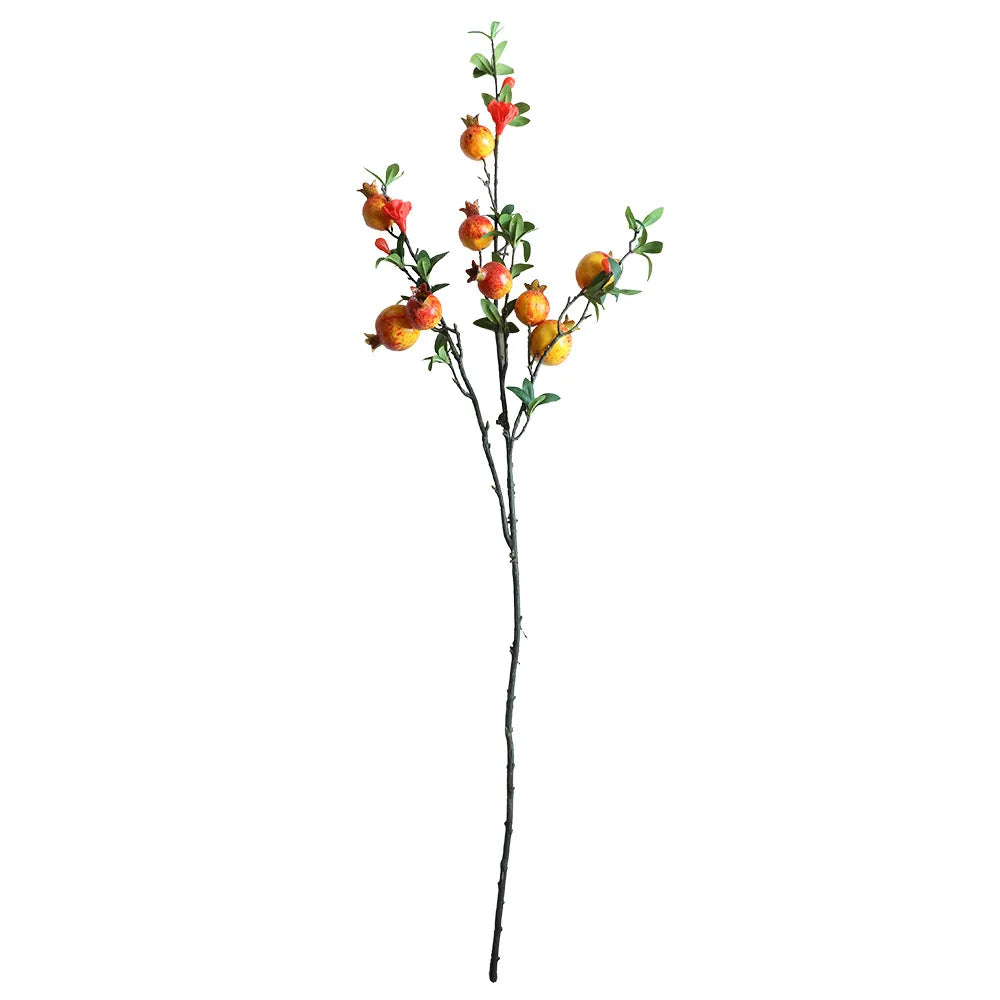2023 Real Touch Pomegranate Fruit for Home Decoration Artificial Pomegranate Fruit