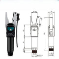New Arrival Pneumatic Grippers Runner Chuck Robot EOAT Finger Aluminum OEM LADUNG GET20B-20-N(P)