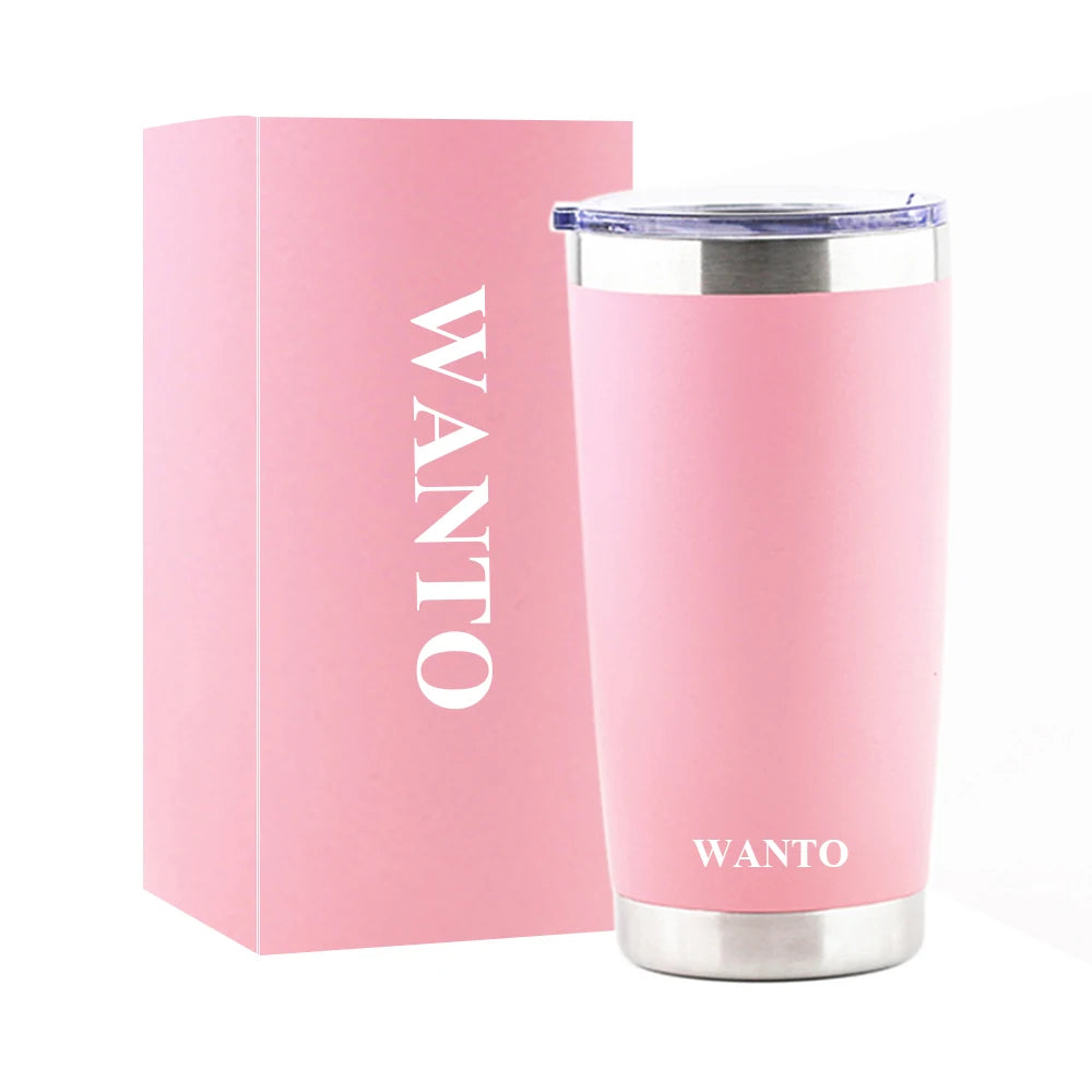 Wanto Customized Christmas Stainless Steel Double Wall Tumblers Bulk for Wholesale and Promotion
