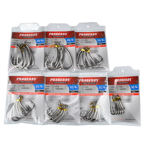 Big Size 10/0-16/0 Circle Hooks 5pcs/Pack for Tuna Shark Catfish Cod Stainless Steel Fishing Gear for Sea Trolling Fishing