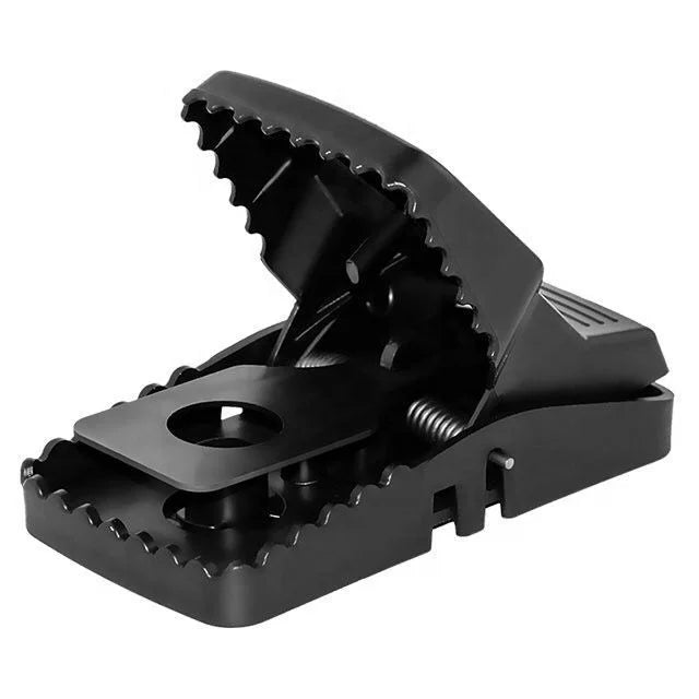 2022 Hot Sales Solid ABS Plastic Eco-Friendly Disposable Black Mouse Traps for Kitchen Mice Control
