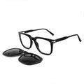 DOISYER Retro Classic Pilot Sunglasses Optical Polarized Acetate Eyeglasses Frames UV400 Wholesale Glasses with Magnetic Clip