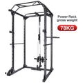 Gym Fitness Equipment Multifunction Adjustable Barbell Squat Power Rack Cage with LAT Pull Down and 360 Landmine
