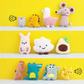 Various Color Pet Interactive Cat Catnip Toy Fashion New Stuffed Animal Fruit Soft Plush Cat Toys Filled Catnip