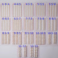AAA Grade Half Drilled Factory Wholesale Cultured Freshwater Pearl Natural Genuine Button Round Loose Pearls for Rings Earrings