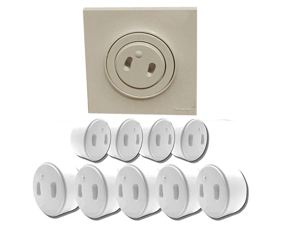 Outlet Covers Baby Proofing Socket Protectors with Improved Double Structure Design&Handle Safety Plug Covers