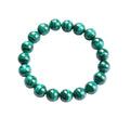 Fashion Natural Stone Malachite Bracelet Charm Emerald Green Crystal Alignment Stripe Bead Bracelets Jewelry