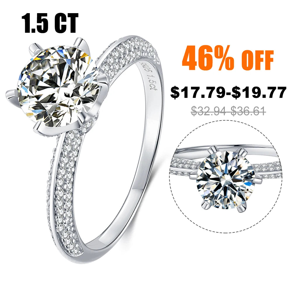 Abiding Jewelry Wholesale Customized Jewellery Moissanite Diamond Jewellery Engagement Moissanite Jewelry