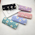 New Square Leather Sunglass Case Durable Waterproof Hard Custom Logo Sunglasses Glasses Glasses Case With Floral Pattern