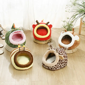 Winter Warm Mini Cotton Polyester Nest Cage for Sugar Glider Rabbit Guinea Pig