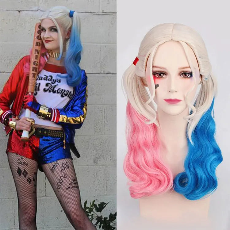 FH P14893 High Quality Premium Fiber Cosplay Long Wavy Natural Wavy Synthetic Wig