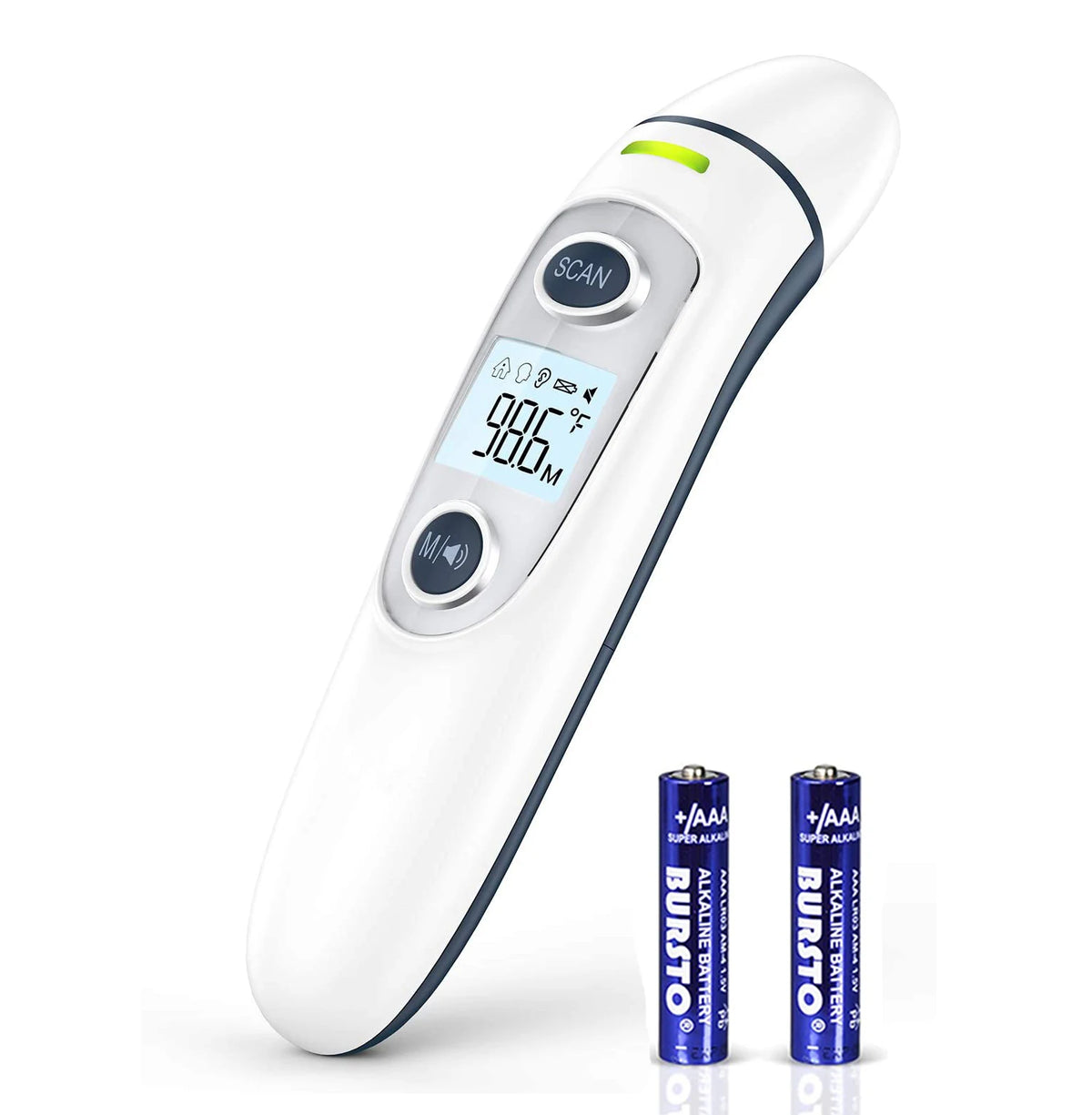 Talking Thermometer Customize Portable Children Thermometer with 35 Groups Memory 1 Second Reading MegaBDM