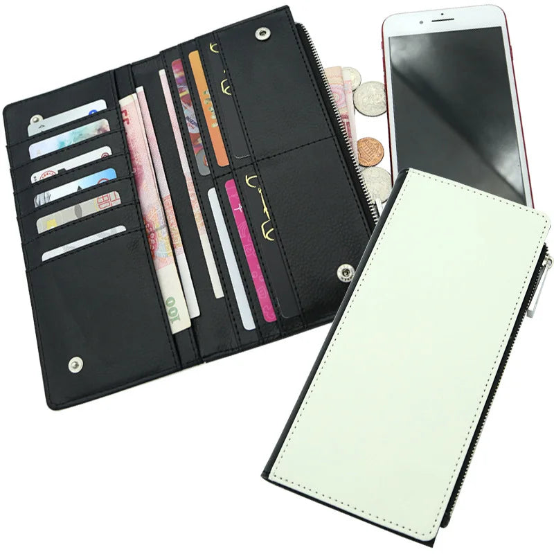 RubySub High Quality PU Leather Wallets Women Sublimation Women Wallet Ladies Wallet Storage Bag