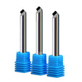 Diamond Tip Tungsten Carbide Chamfer Cutter PCD Chamfering Milling Tools for Carbon Silicon Fiber Aluminum