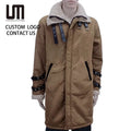 Clearance Sales Men Fleece Jacket Winter Warm Coat Windproof Outerwear Thickened Jacket for Outdoor Casual Wear