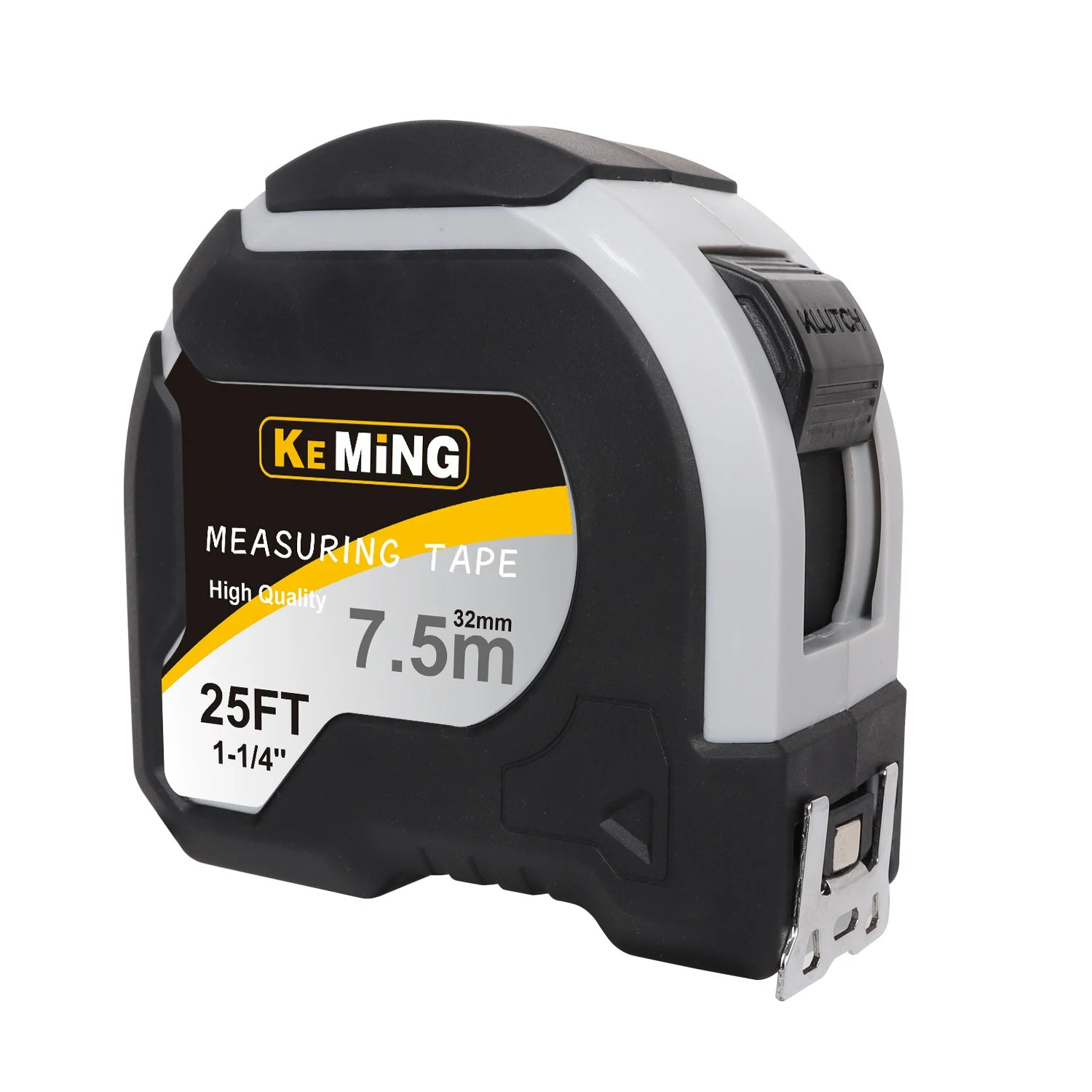 New Arrival Heavy Duty 25ft/33ft Black Steel Tape Measure Custom Design High Precision Metric Measurement Tape
