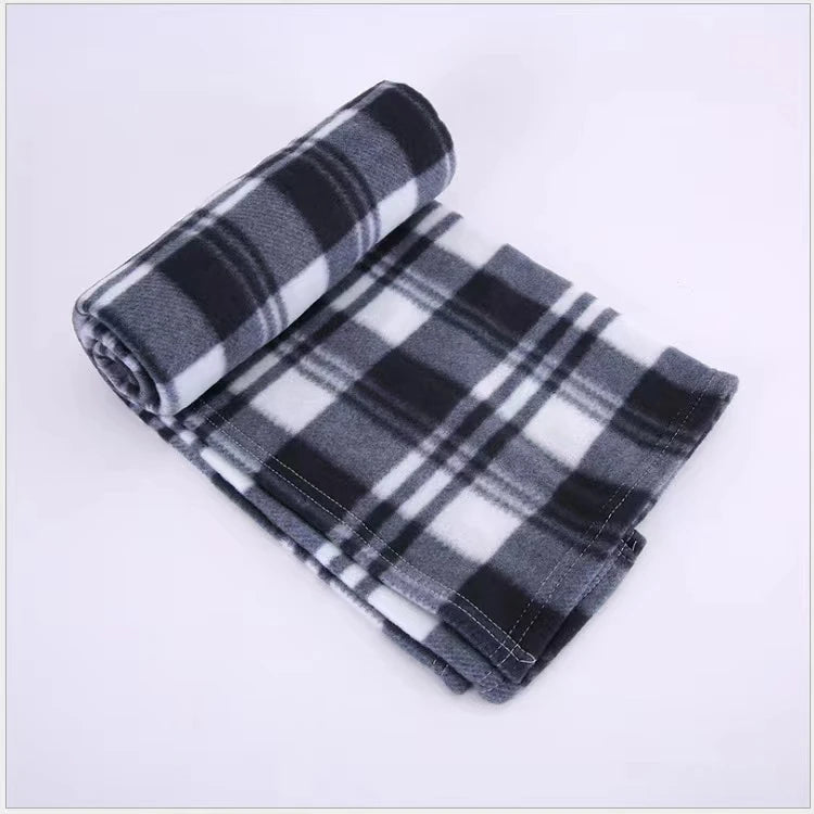 Super Soft Light Weight Cheap Plaid Polar Fleece Blanket Fleece Throw Blankets for Sofa