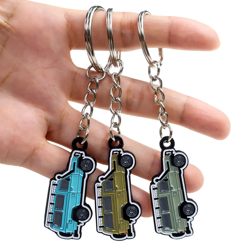 Custom Cute Metal jeep Key Chain Cartoon jeep Car logo Enamel Keychain Charms Key Ring Chain for Women