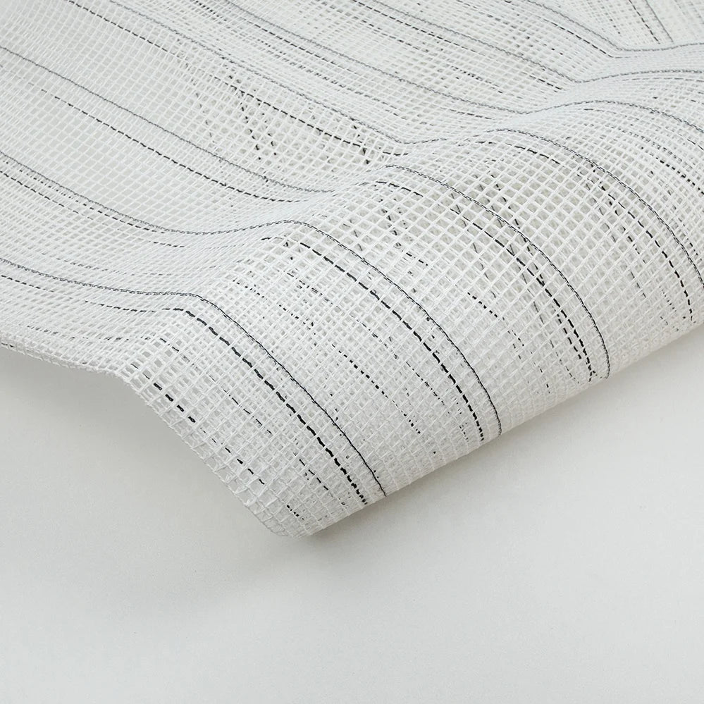 150*100cm Rug Hooking Mesh Canvas with Black Thread Sewing for DIY Kit Rug Decoration Crafts