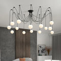 Nordic Living Room Black Minimalist Dining Room Living Room Chandelier Modern Art Decorative Light Villa Corridor Interior
