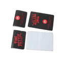 Custom PVC Soft ID Card Pouch with Own Logo Promotional Folding Name Card Holder Frosted Use for Credit Card
