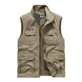 Outdoor Workwear Cargo Fishing Hunting Multiple Pockets Men's Vests & Waistcoats Hiking Vest for Men