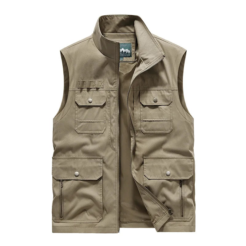 Outdoor Workwear Cargo Fishing Hunting Multiple Pockets Men's Vests & Waistcoats Hiking Vest for Men