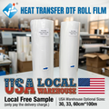 Double Sided Glossy Clear Dtf Transfer Film Roll 24" X 328FT Premium A3+ Dtf Film Roll 13 Inch 30cm Pet Film for Inkjet Printer MegaBDM