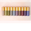 Wholesale 5ml Giorgio Morandi Color Scheme Matte Roller Glass Bottle with Crystal Roller