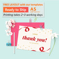A5 Custom Fast and Cheap Greeting Card Flyer for Garments