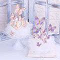 New 2022 Hot Party Baking Supplies Cake Accessories Happy Birthday Cupcake Toppers Butterfly Cake Topper XQ868