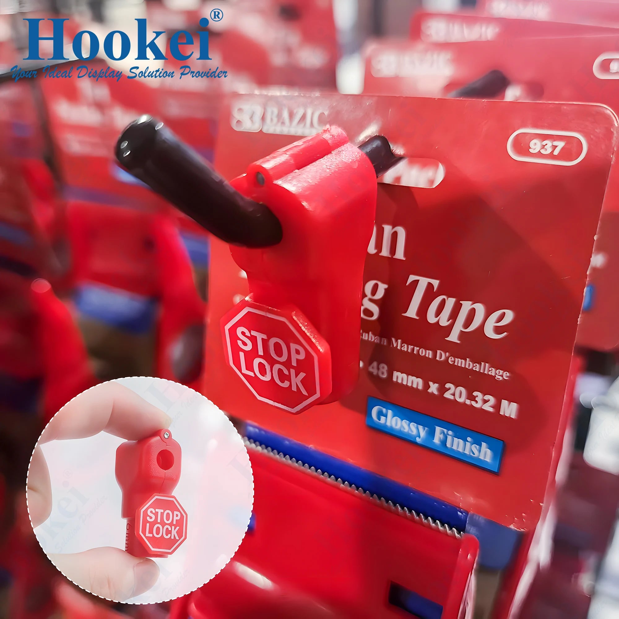 Plastic Anti Theft Stop Locks Pegboard Lock