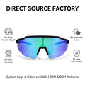 Eye Protection HUBO HB-521 Cycling Sunglasses for Ladies-Bike Riding MTB Photochromic Adjustable Nose Guard Sports Outdoor Beach