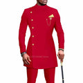 XS-6XL  African Slim Fit 2 Piece Solid Men Suits for Wedding Groom Tuxedos Formal Suits for Prom Party Best Man Blazer Pants