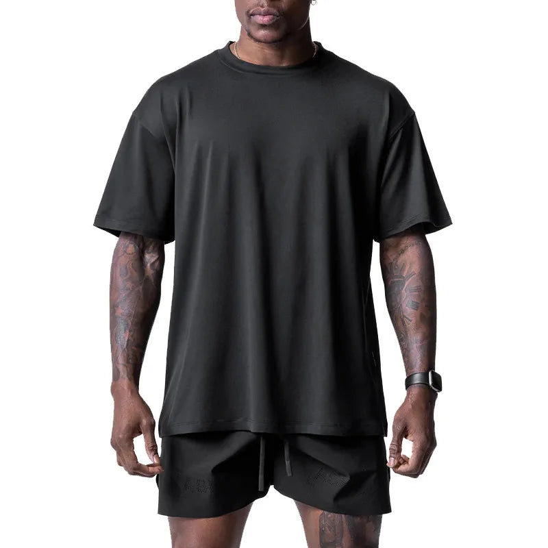 Custom Logo Design Men's Casual Crewneck T-shirt 100% Cotton Knitted Breathable Quick Dry Eco-Friendly Blank Plain Regular Fit