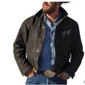 2025 New Foreign Trade Men's Yellowstone Washing Jacket Men's Casual Washing Jacket Jacket