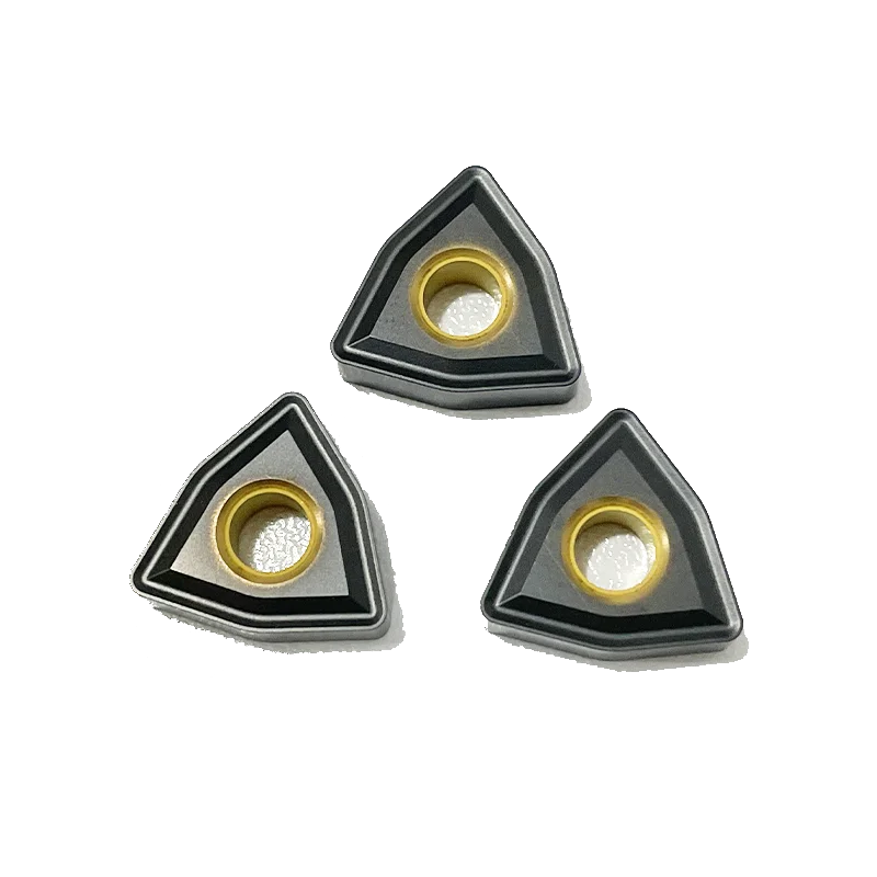 JINRUI 10PCS/BOX CNC Turning Tools HRC45/55/65 WNMG080412 Solid Carbide Insert Milling Cutter Inserts for Cast Iron