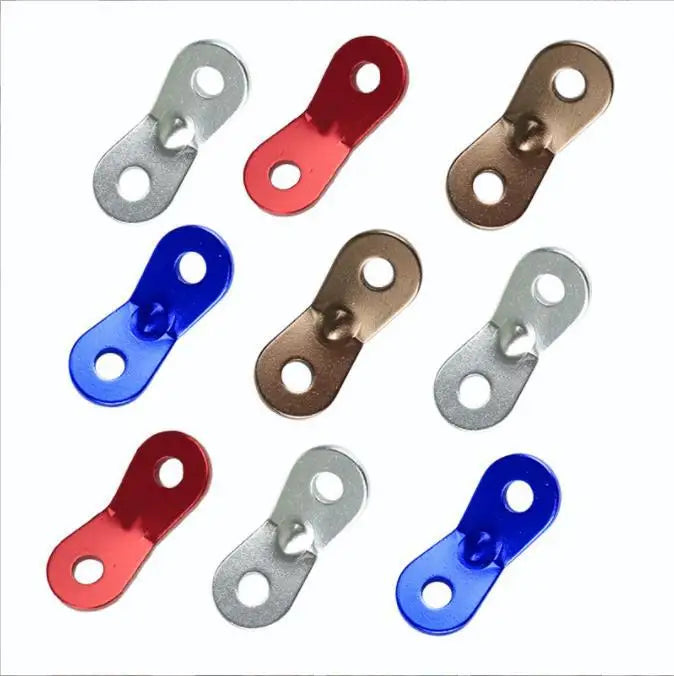 Outdoor Camping Tent Guy Ropes Double Eye Aluminum Alloy Paracord with Wind Rope Buckle Fixed Sliding Adjustment Canopy