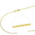 Custom Chain Necklace 18K Yellow Gold Chain Necklace Cable Chain