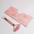 HY Gems Wholesale Low Price Soothing Cooling Natural Jade Massage Tool Health Massager Rose Quartz Eye Mask
