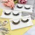 Russian Strip Eyelashes Vendor Wholesale 15mm Fluffy Faux Mink Eyelashes Private Label Vegan Silk Eyelashes