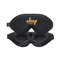 Premium Custom Logo Sleeping 3D Eye Mask Best Black Grey Blindfold With Breathable and Soft Eye Shade Sleep Cover Hot Selling