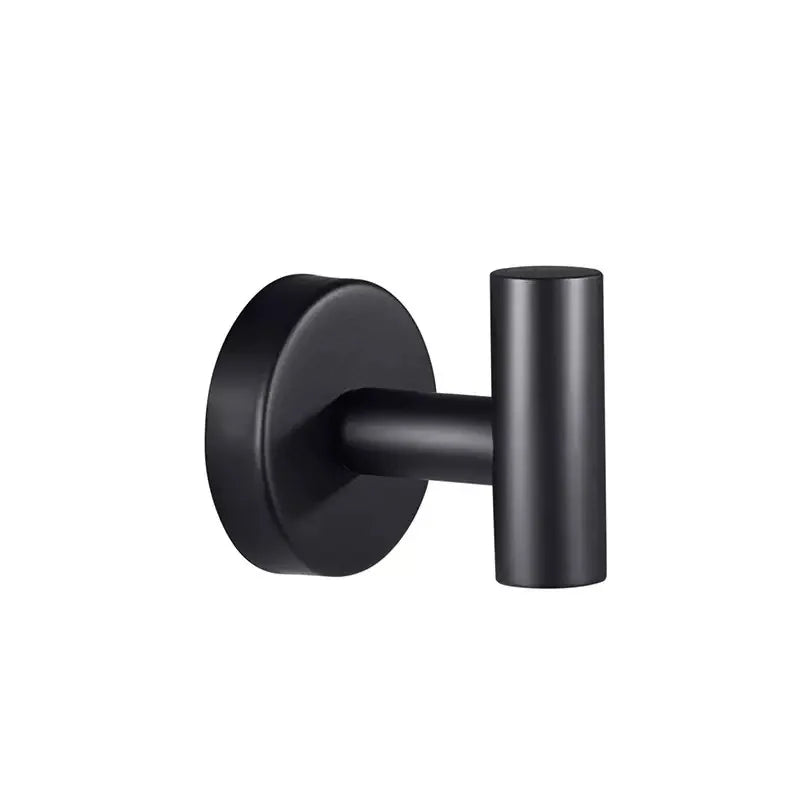 Wholesale Stainless Steel 304 Wall Mounted 6-Piece Eco-Friendly Coat Clothes Hooks Bathroom Towel Hook Round Robe Hook