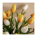 Lifelike Pu Faux Silk Artificial Tulip Flowers in Bulk Real Touch for Mother's Day Christmas & New Year Decor