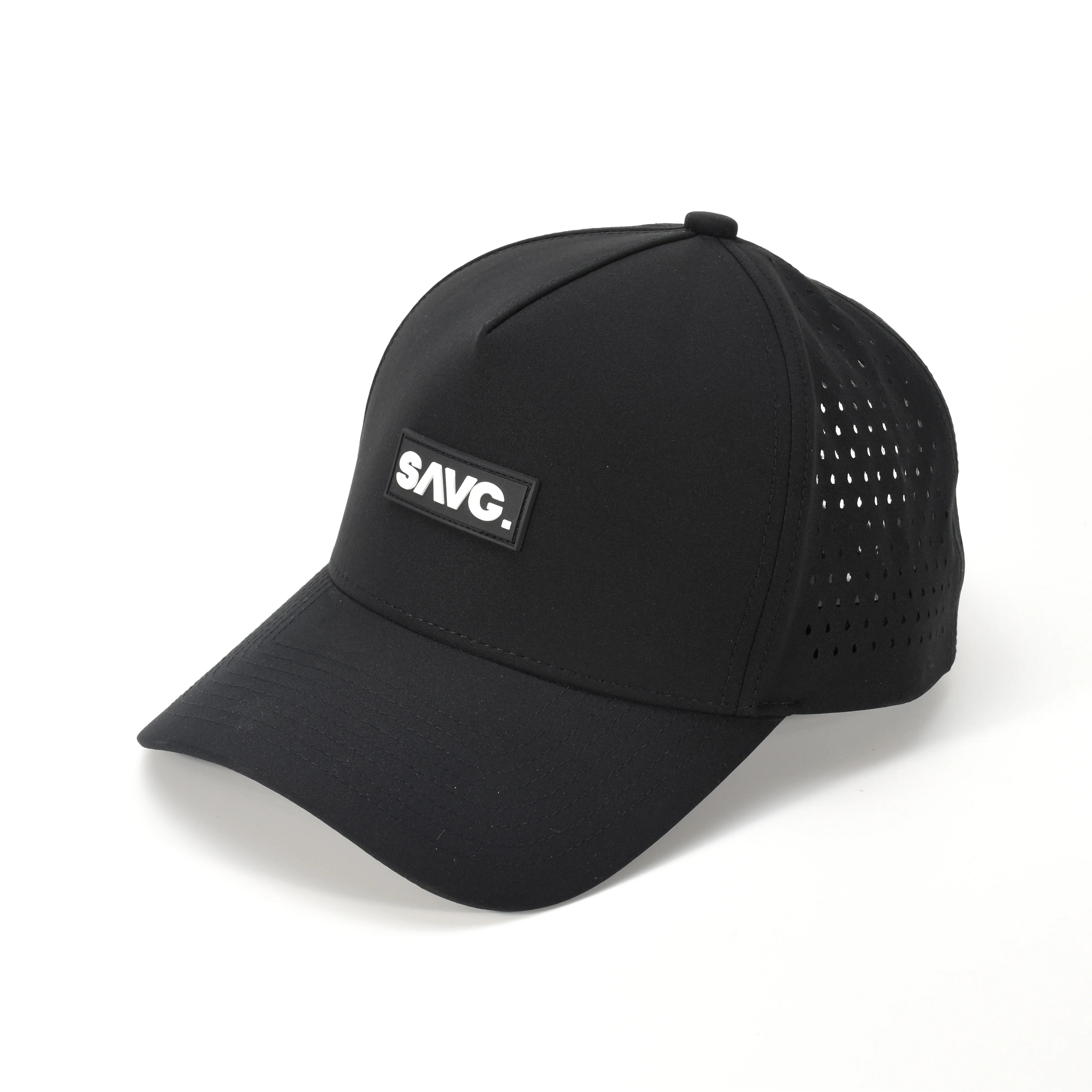 Custom Laser -Cut Baseball Cap Breathable Waterproof Golf Cap with Water Protection Gorra Waterproof Laser- Cut Baseball Caps