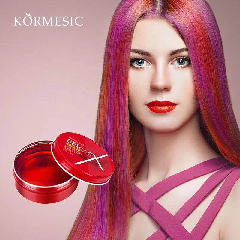 OEM KORMESIC Private Label  Hair Braid Gel Wholesale Custom Styling Braid Organic Edge Control for Color  Hair Wax