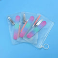 Ziri Professional Custom Logo 3pcs Disposable Nail Art Tools Kit Manicure Scissors File Clipper Pen for Travel